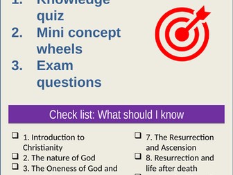 RE AQA Spec A: Revision booklet Christian beliefs