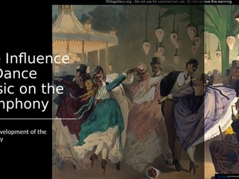 Influence of dance music on the development of the symphony