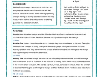 Change - Starting Secondary School