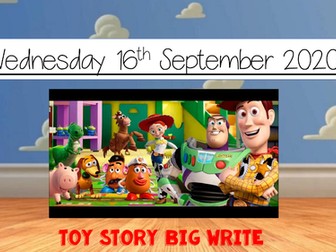 Toy Story Big Write