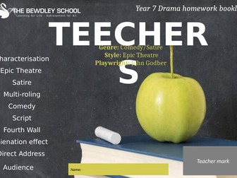 Teechers by Godber (homework booklet)