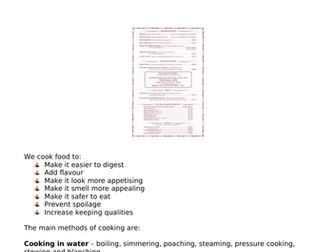 Two Course Meals and Menus