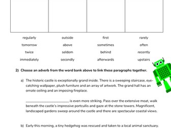Linking ideas across paragraphs