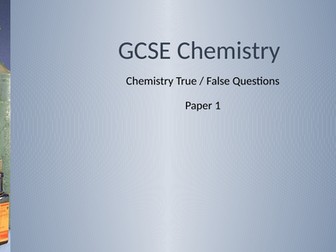 GCSE Science Chemistry