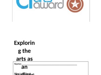 Film Review booklet - KS2/3 ARTS AWARD BRONZE