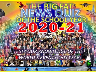 The Big Fat News Quiz of the School Year 2020-2021 End of Summer Term Form Registration Cover