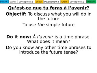 Qu’est-ce que tu feras à l’avenir? Dynamo 3.2.2