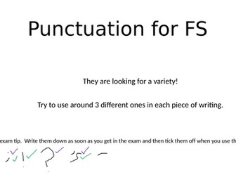 Functional Skills Punctuation