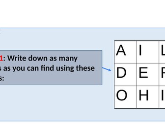 Reading/Literacy Lessons
