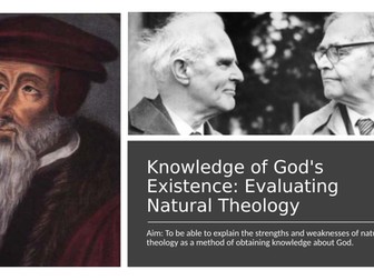 Knowledge of God's Existence