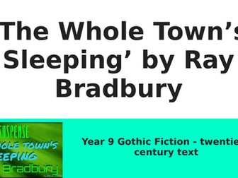 'The Whole Town's Sleeping' Ray Bradbury