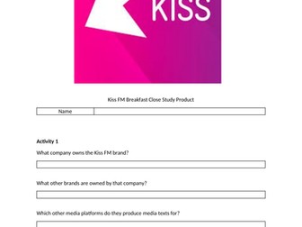 KISS FM Breakfast Close Study Product