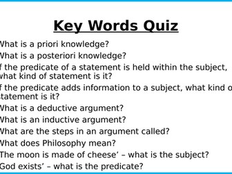 Cosmological Argument (Aquinas)