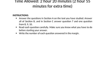 World of the Hero Practice Paper - OCR A Level Classical Civilisation