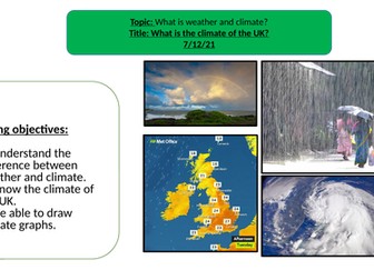 Geography - Weather and climate lessons