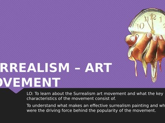 Surrealism powerpoint - Year 9 Art lesson