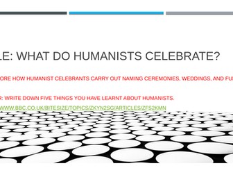 Humanists Celebrations