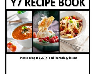 KS3 recipe books