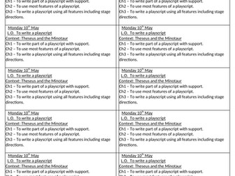 Theseus and the Minotaur unit of work