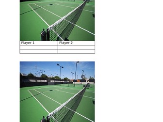 Comprehension Tennis Game