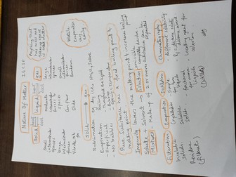 Nature of matter IGCSE