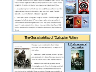 Year 8 Dystopian Fiction