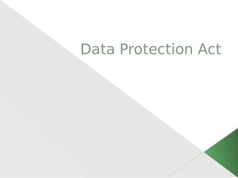 Data protection Act