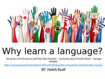 Why learn a language