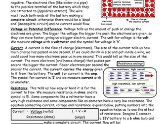 Electric Circuits and Series Circuits