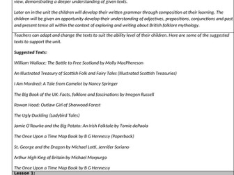 SEN English MTP Myths and Legends