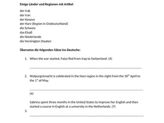 A-Level Translation into German