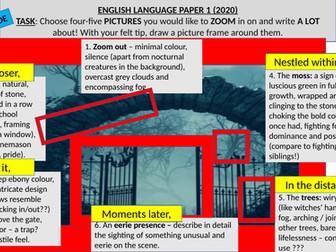English Language GCSE Paper 1 (2020) tips, example answers & annotations