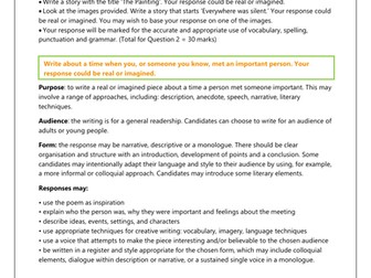 Imaginative writing - Unknown Girl