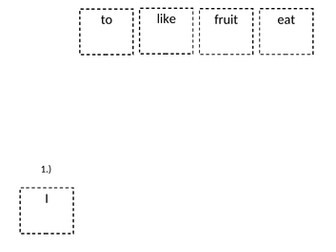 Healthy Eating - Forming sentences