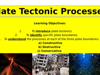 Plate tectonics: Plate boundaries