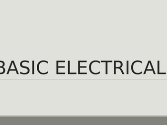 BASIC ELECTRICAL