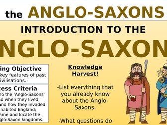 Introduction to the Anglo-Saxons - Double Lesson!
