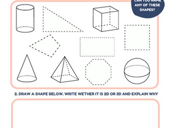 2D and 3D Shapes