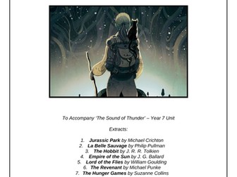 KS3 Reading Booklet with Reading Activities -  Adventure Extracts