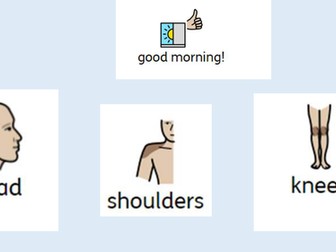 Body parts - Widgit adapted EAL