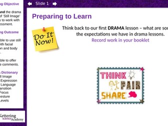 Introduction to Drama and Baseline Assessment 2021