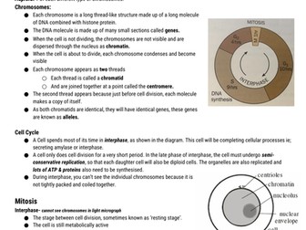 A-Level Biology topic 2 notes