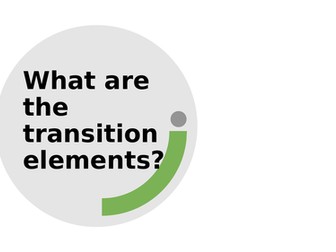 Transition Metals - A level Chemistry