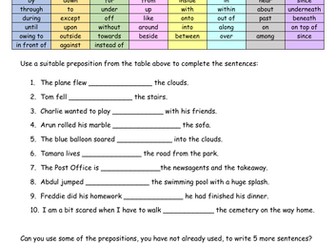 Prepositions