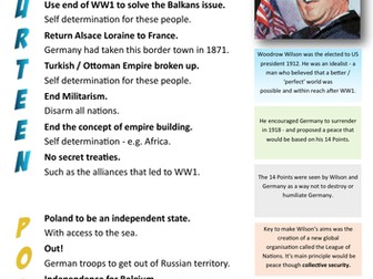 Woodrow Wilson's 14 Points - League of Nations