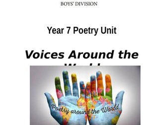 Year 7 Voices around the World Poetry Booklet