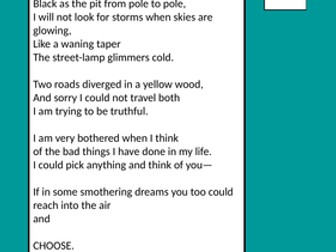 National Poetry Day Competition 2021