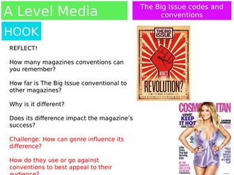 The Big Issue Lesson Plans