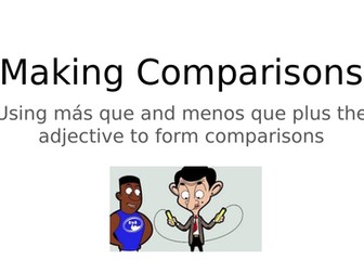 Making comparisons in Spanish