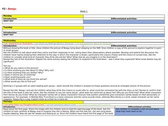 5Wk Beegu Planning and Resources Year 2